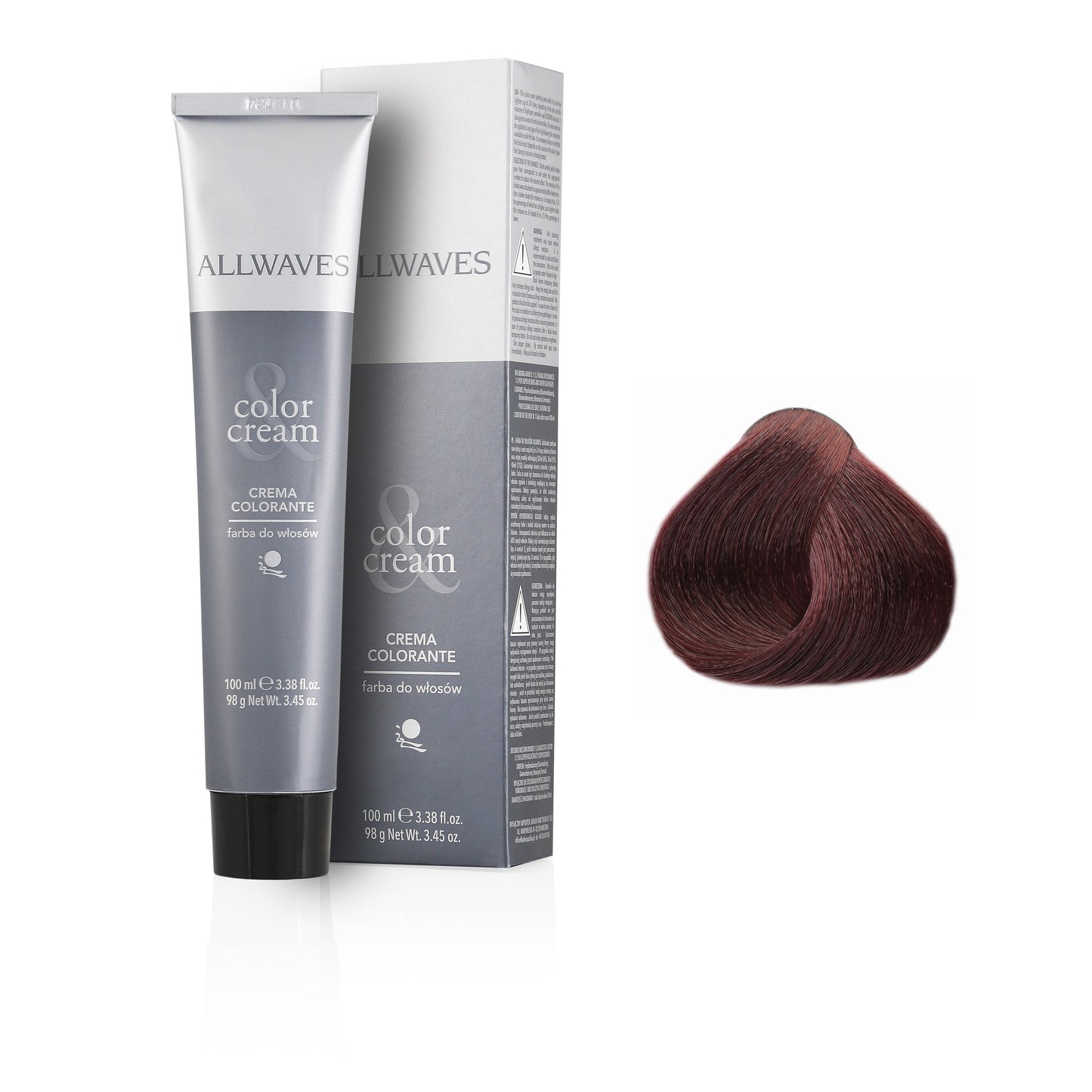 Allwaves Tinta 4.6 castano medio porpora 100ml