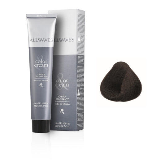 Allwaves Tinta 4.00 castano medio intenso 100ml