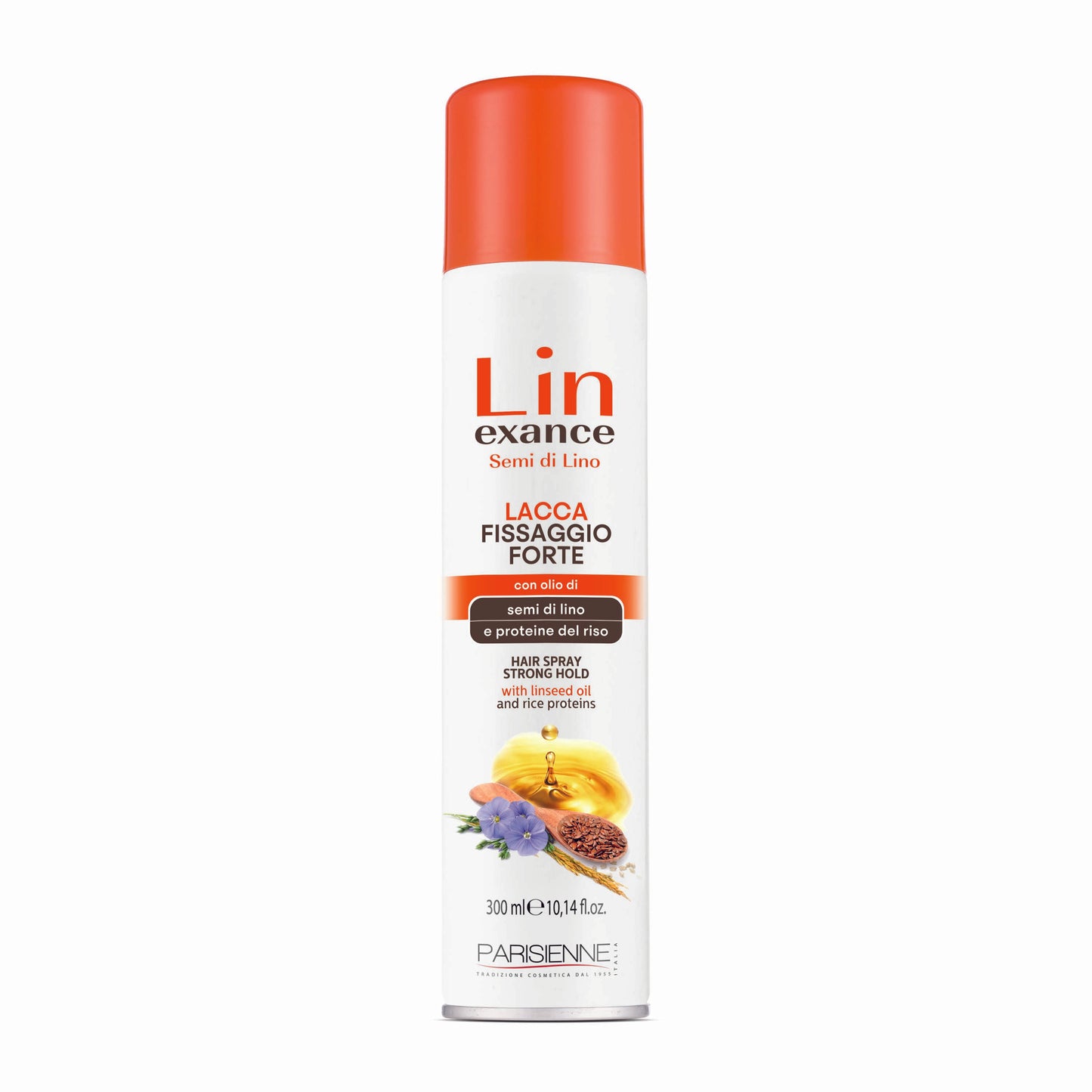 Linexance Lacca fissaggio forte con olio di semi di lino 300ml