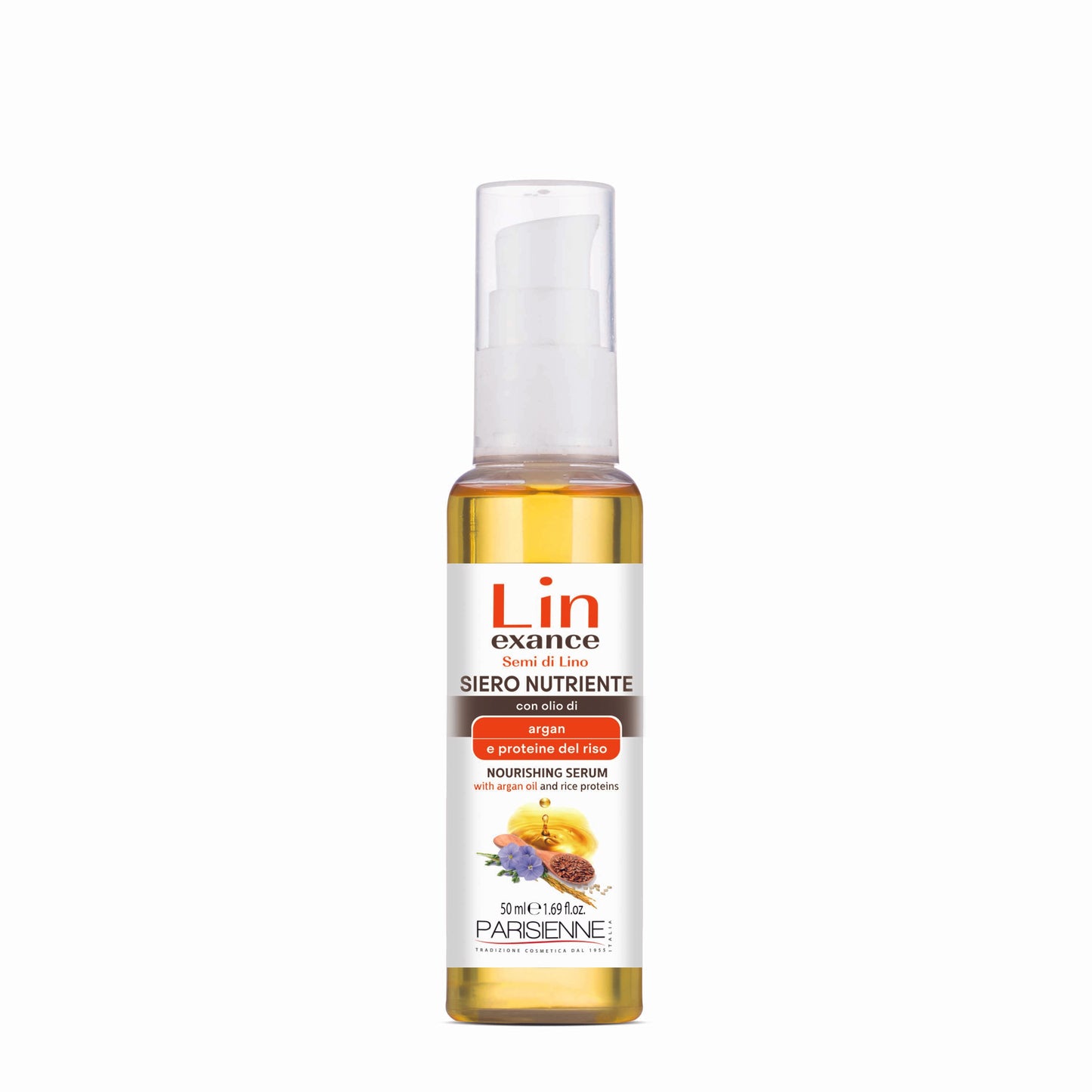Linexance Siero nutriente con olio di argan e proteine del riso 50ml