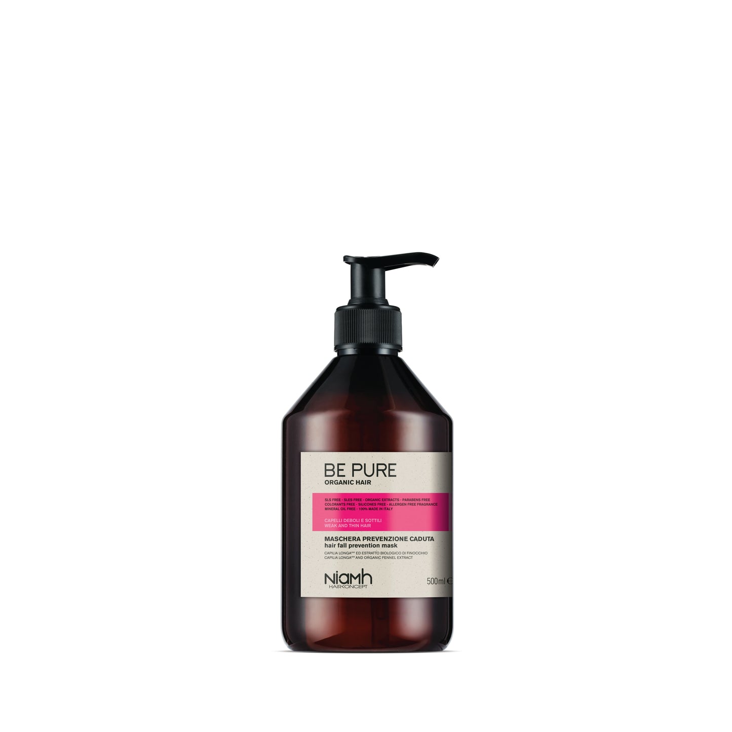 Niamh Be Pure Maschera prevenzione caduta 500ml