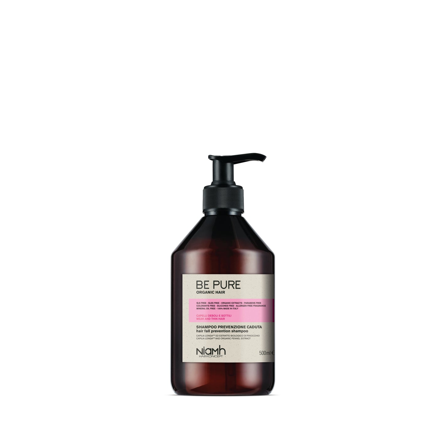 Niamh Be Pure Shampoo prevenzione caduta 500ml