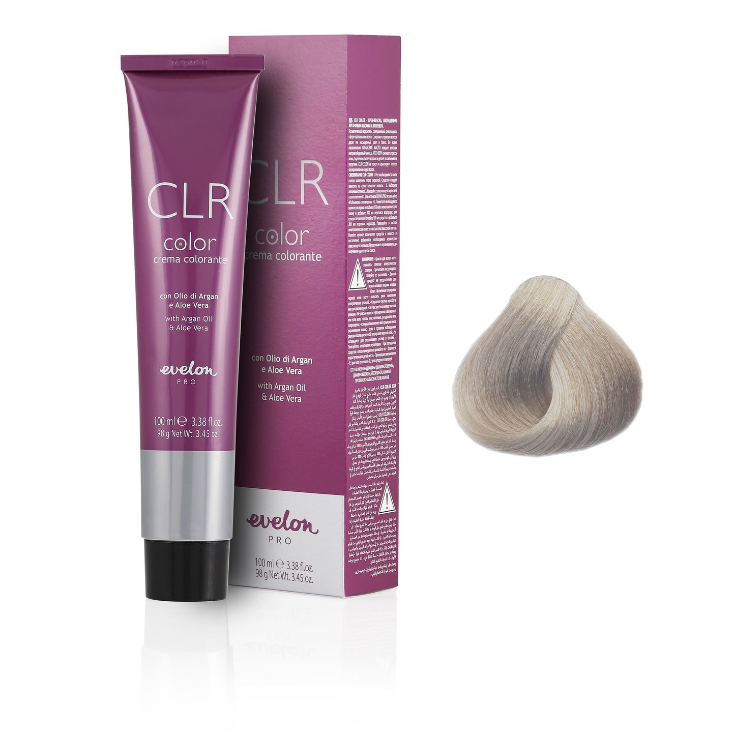 CLR Evelon Pro Tinta T1 platino cenere 100ml