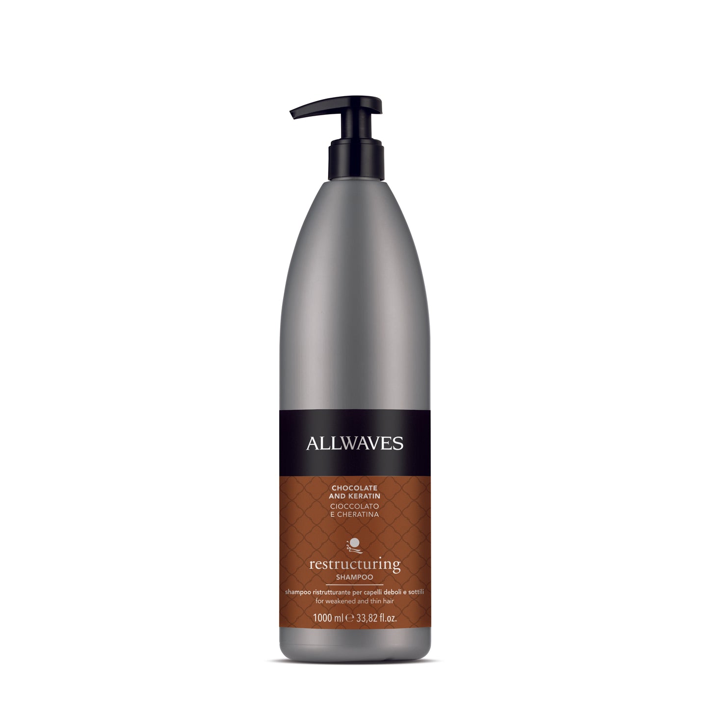Allwaves Shampoo cioccolato cheratina 1000ml