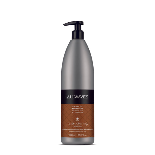 Allwaves Shampoo cioccolato cheratina 1000ml