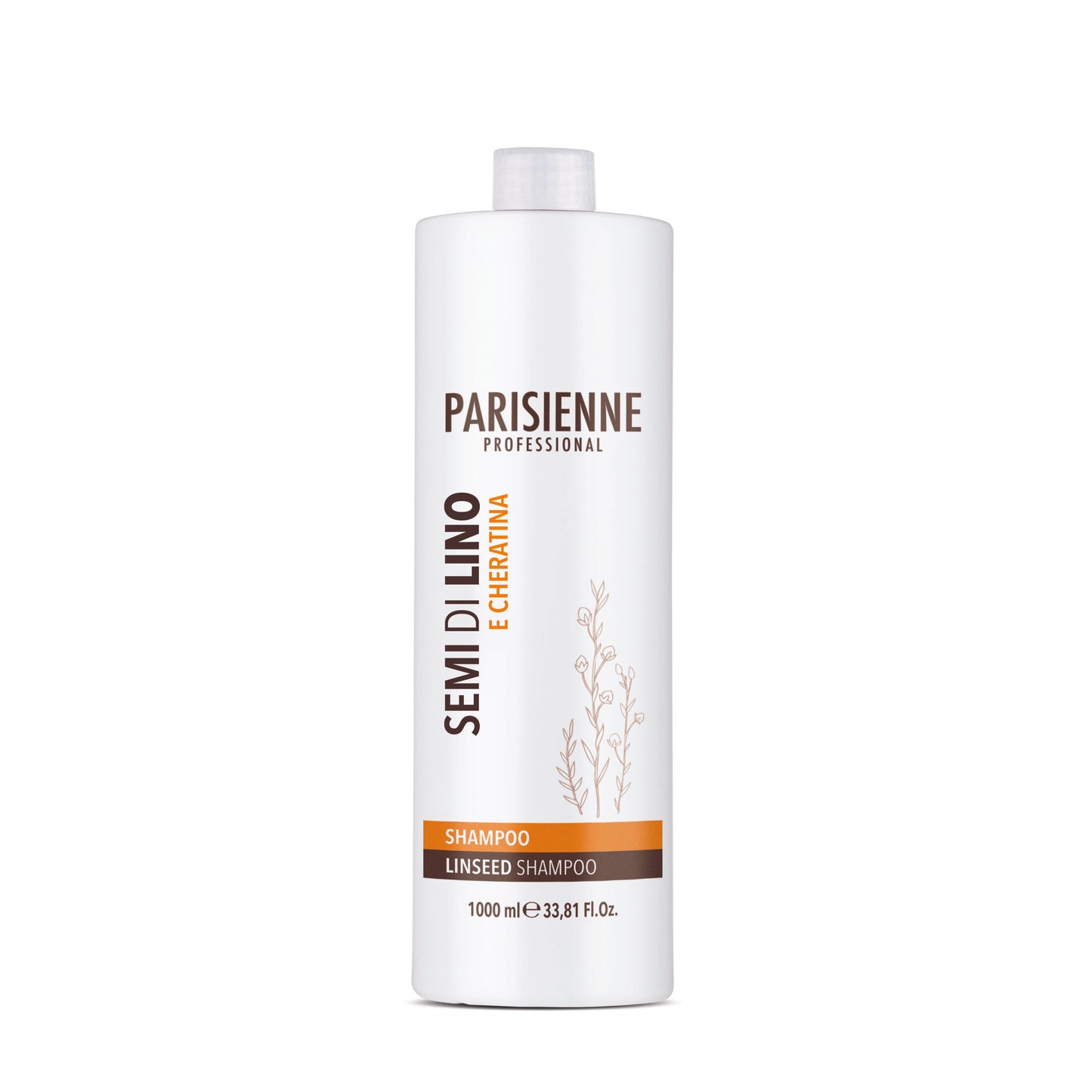 Parisienne Professional Shampoo semi di lino e cheratina 1000ml