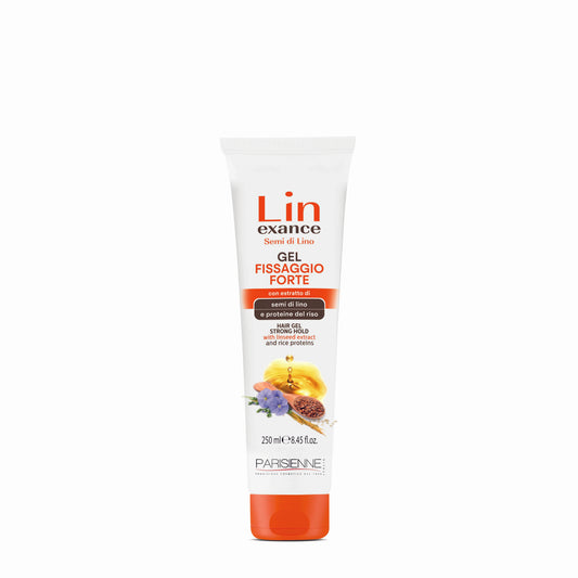 Linexance Gel fissaggio forte con estratto di semi di lino e proteine del riso 250ml