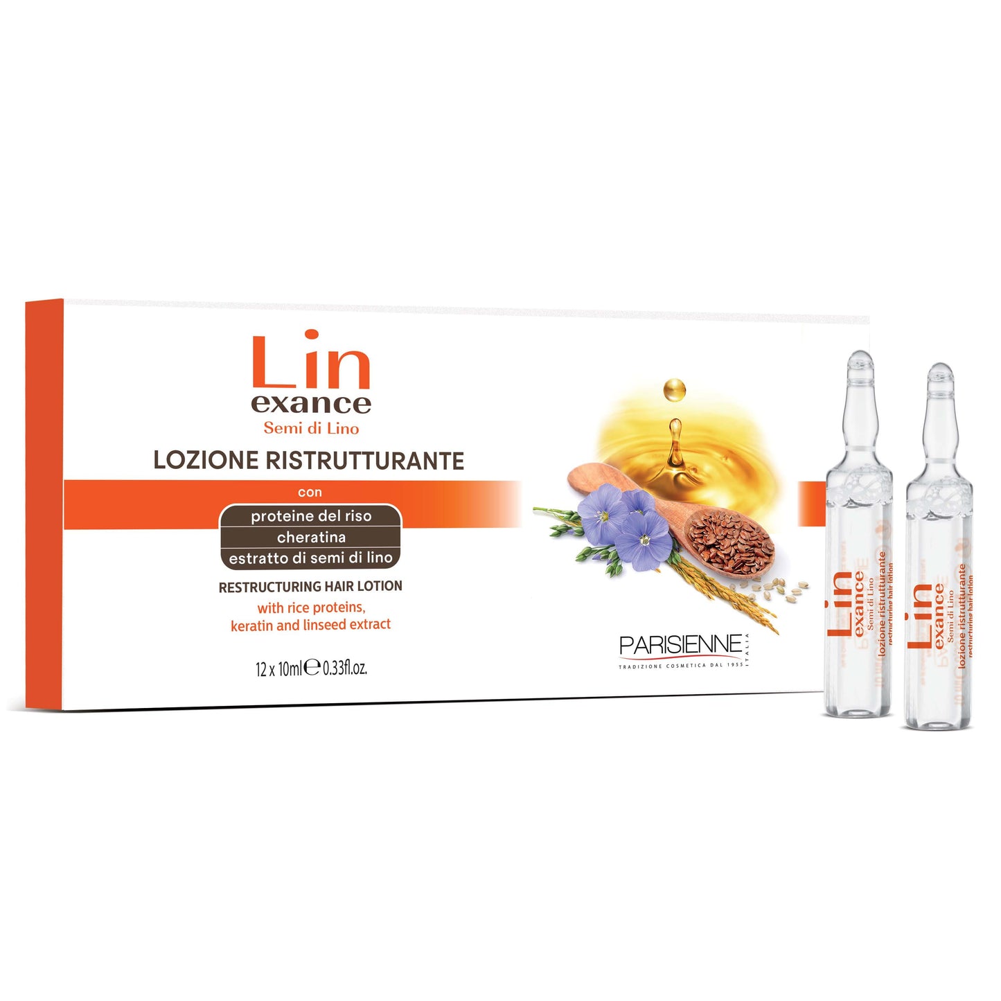 Linexance Lozione ristrutturante 12 fiale da 10ml